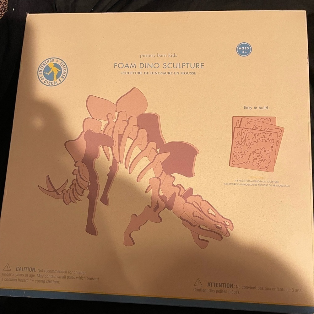 Pottery Barn Kids Foam Dino Sculpture- New